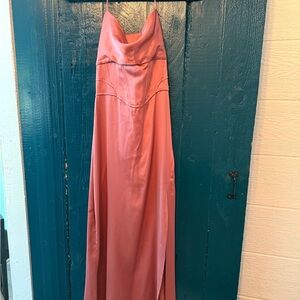 Zara Strapless Pink Dress